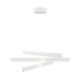 Lustra LED suspendata design modern Origami alb