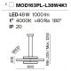 Pendule, Lustre suspendate - Lustra LED suspendata design modern Origami alb
