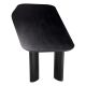 Mese dining - Masa dining moderna design LUX Flemings negru 250x105cm