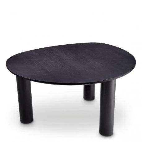 Mese dining - Masa dining moderna design LUX Lombardo negru 149x128cm