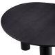 Mese dining - Masa dining moderna design LUX Lombardo negru 149x128cm