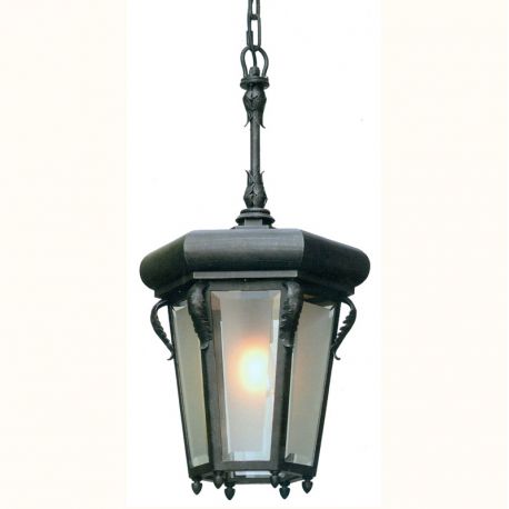 Lustre Exterior Fier Forjat - Pendul iluminat exterior din fier forjat, HL 2580 small