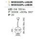 Pendule, Lustre suspendate - Pendul LED, lustra design modern Rebel alama
