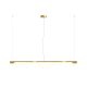 Lustra LED design modern Tau auriu