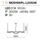 Pendule, Lustre suspendate - Lustra LED design modern Tau auriu