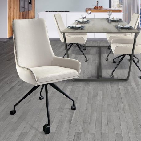 Scaune - Scaun cu roti design elegant Diane
