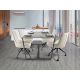 Scaune - Scaun cu roti design elegant Diane