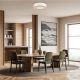 Plafoniere - Plafoniera design modern Bergamo alb, negru