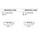 Plafoniere - Plafoniera design modern Bergamo alb, negru