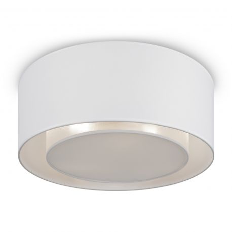 Plafoniere - Plafoniera design modern Bergamo alb, transparent