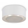 Plafoniera design modern Bergamo alb, transparent