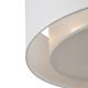 Plafoniere - Plafoniera design modern Bergamo alb, transparent