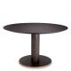 Mese dining - Masa rounda design LUX Astro 132cm, Mocha oak