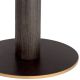 Mese dining - Masa rounda design LUX Astro 132cm, Mocha oak