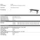 Mese dining - Masa design LUX Glover Charcoal grey, 245x109cm