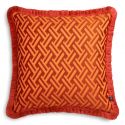 Perna decorativa design LUX Doris L orange, 60x60cm