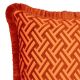 Perne si fete de perne - Perna decorativa design LUX Doris L orange, 60x60cm