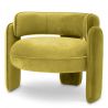Scaun modern design LUX Chaplin, Savona vintage green