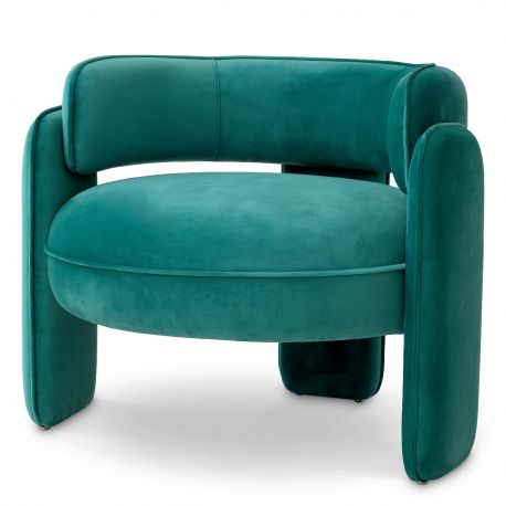 Scaune - Scaun modern design LUX Chaplin, Savona turquoise