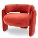 Scaune - Scaun modern design LUX Chaplin, Savona orange
