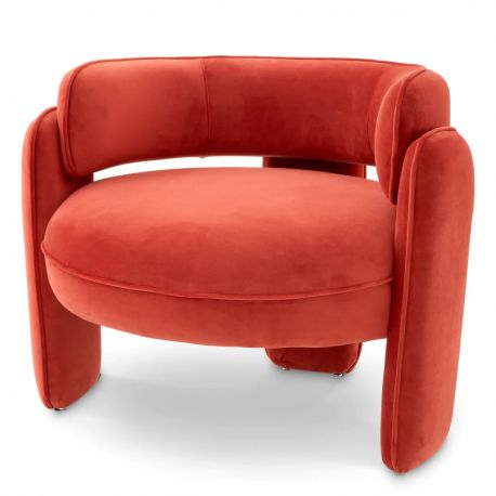 Scaune - Scaun modern design LUX Chaplin, Savona orange