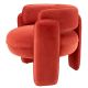 Scaune - Scaun modern design LUX Chaplin, Savona orange