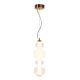 Pendule, Lustre suspendate - Pendul LED design modern Collar auriu, transparent, alb