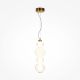 Pendule, Lustre suspendate - Pendul LED design modern Collar auriu, transparent, alb