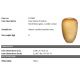 Vaze - Vas decorativ din sticla design LUX Zenna M, amber