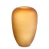 Vas decorativ din sticla design LUX Zenna M, amber