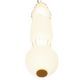 Pendule, Lustre suspendate - Pendul LED design modern Collar auriu, transparent, alb