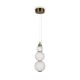 Pendule, Lustre suspendate - Pendul LED design modern Collar auriu, transparent, alb