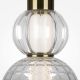 Pendule, Lustre suspendate - Pendul LED design modern Collar auriu, transparent, alb