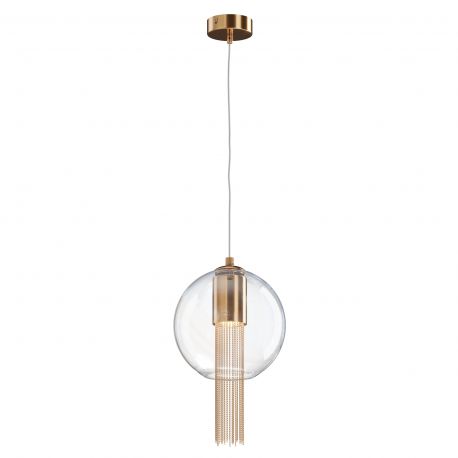 Pendule, Lustre suspendate - Pendul design modern Flusso bronz 20cm