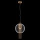 Pendule, Lustre suspendate - Pendul design modern Flusso bronz 20cm