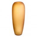 Vas decorativ din sticla design LUX Zenna L, amber