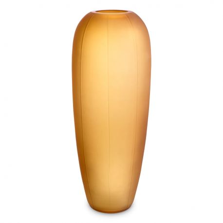 Vaze - Vas decorativ din sticla design LUX Zenna L, amber