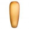 Vas decorativ din sticla design LUX Zenna L, amber