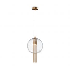 Pendule, Lustre suspendate - Pendul design modern Flusso bronz 23cm