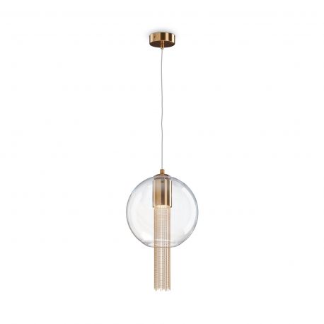 Pendule, Lustre suspendate - Pendul design modern Flusso bronz 23cm