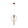 Pendul design modern Flusso bronz 23cm