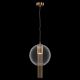 Pendule, Lustre suspendate - Pendul design modern Flusso bronz 23cm