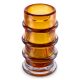 Vaze - Vas decorativ din sticla design LUX Bloom amber