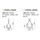 Pendule, Lustre suspendate - Lustra LED, pendul design modern Maya auriu