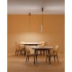 Pendule, Lustre suspendate - Lustra LED, pendul design modern Supersymmetry negru