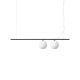 Pendule, Lustre suspendate - Lustra / Pendul design modern Perline sp2 negru