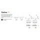 Pendule, Lustre suspendate - Lustra / Pendul design modern Perline sp2 negru