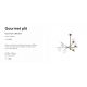 Lustre aplicate - Lustra design modern Gourmet pl6