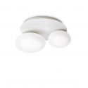 Plafoniera design modern Ninfea pl2 alba