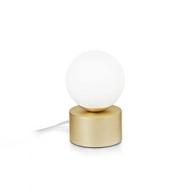 Veioze - Lampa de masa moderna Perlage tl1 alama/alb